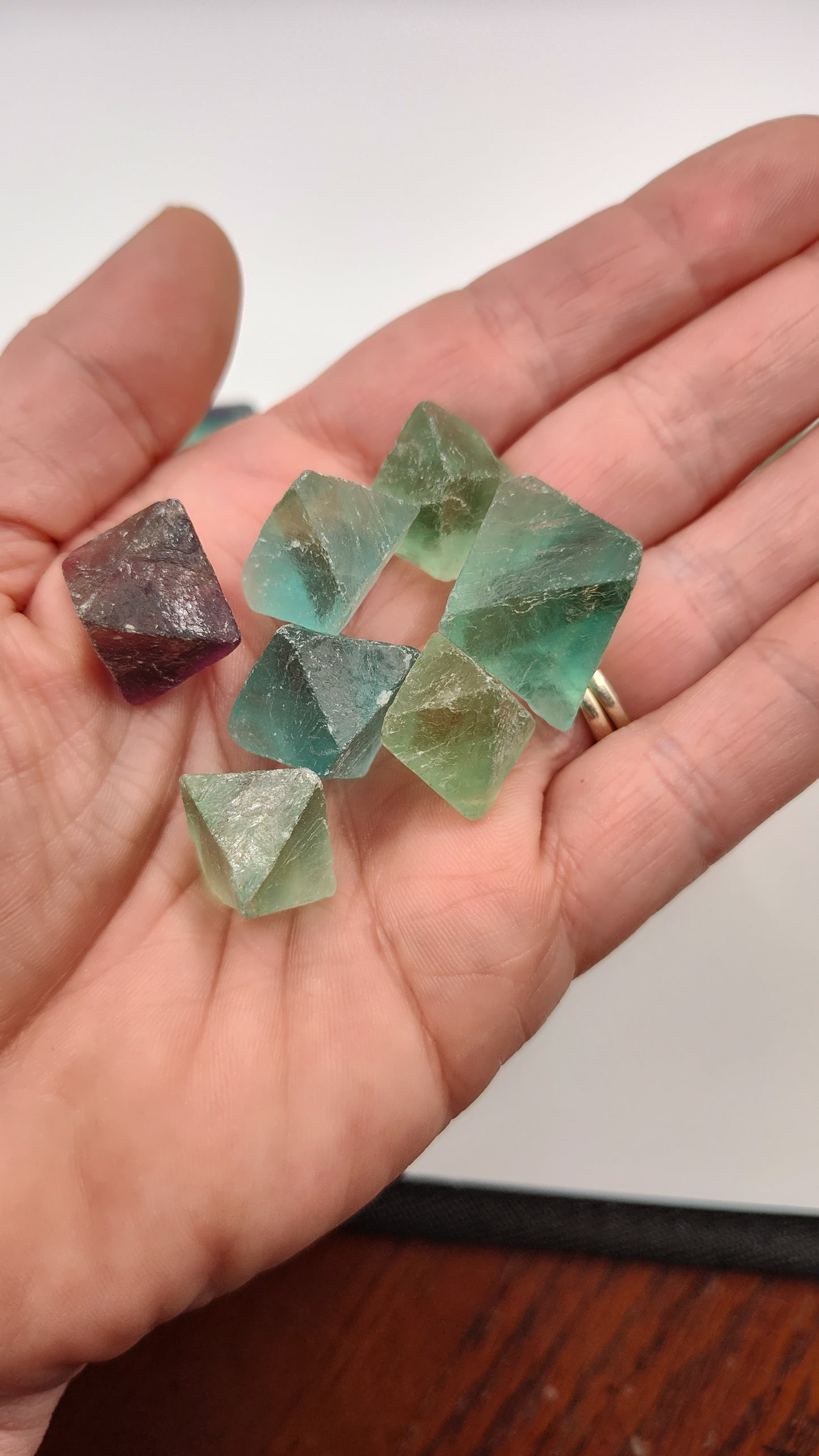 Fluorite Octahedron Crystals