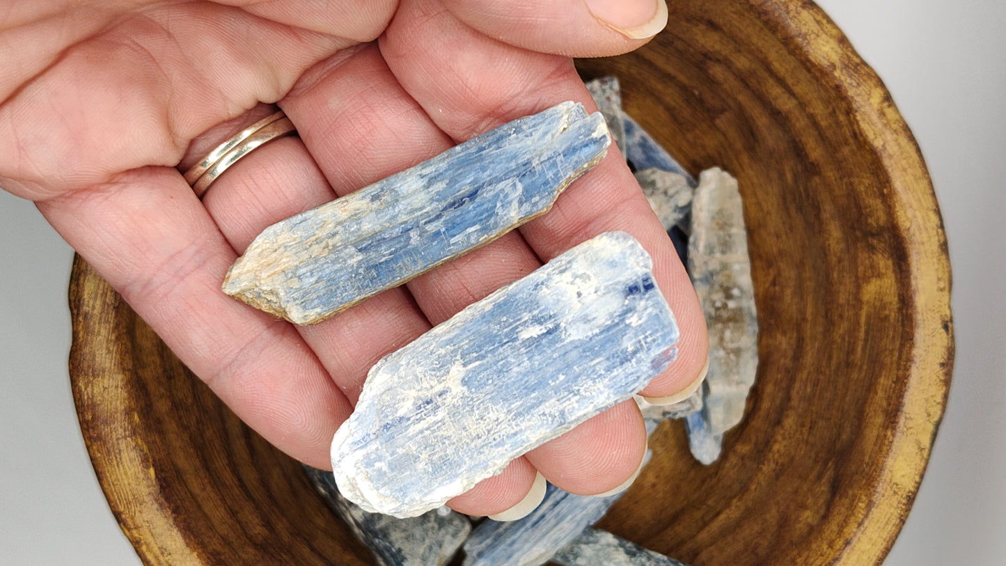 Blue Kyanite Crystals ~Packs of 3~(Brazil)