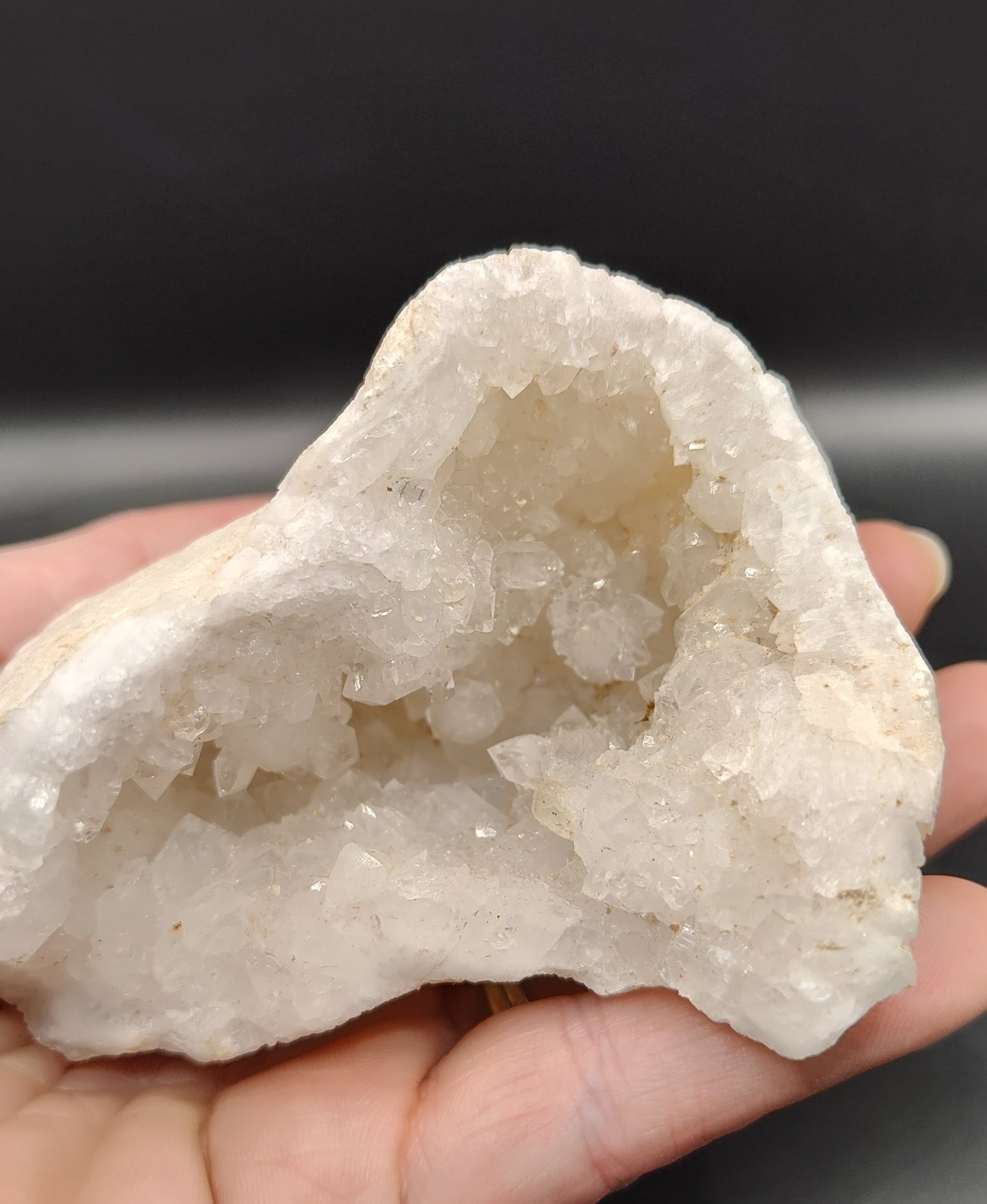 3+" Quartz Crystal Cluster Geode
