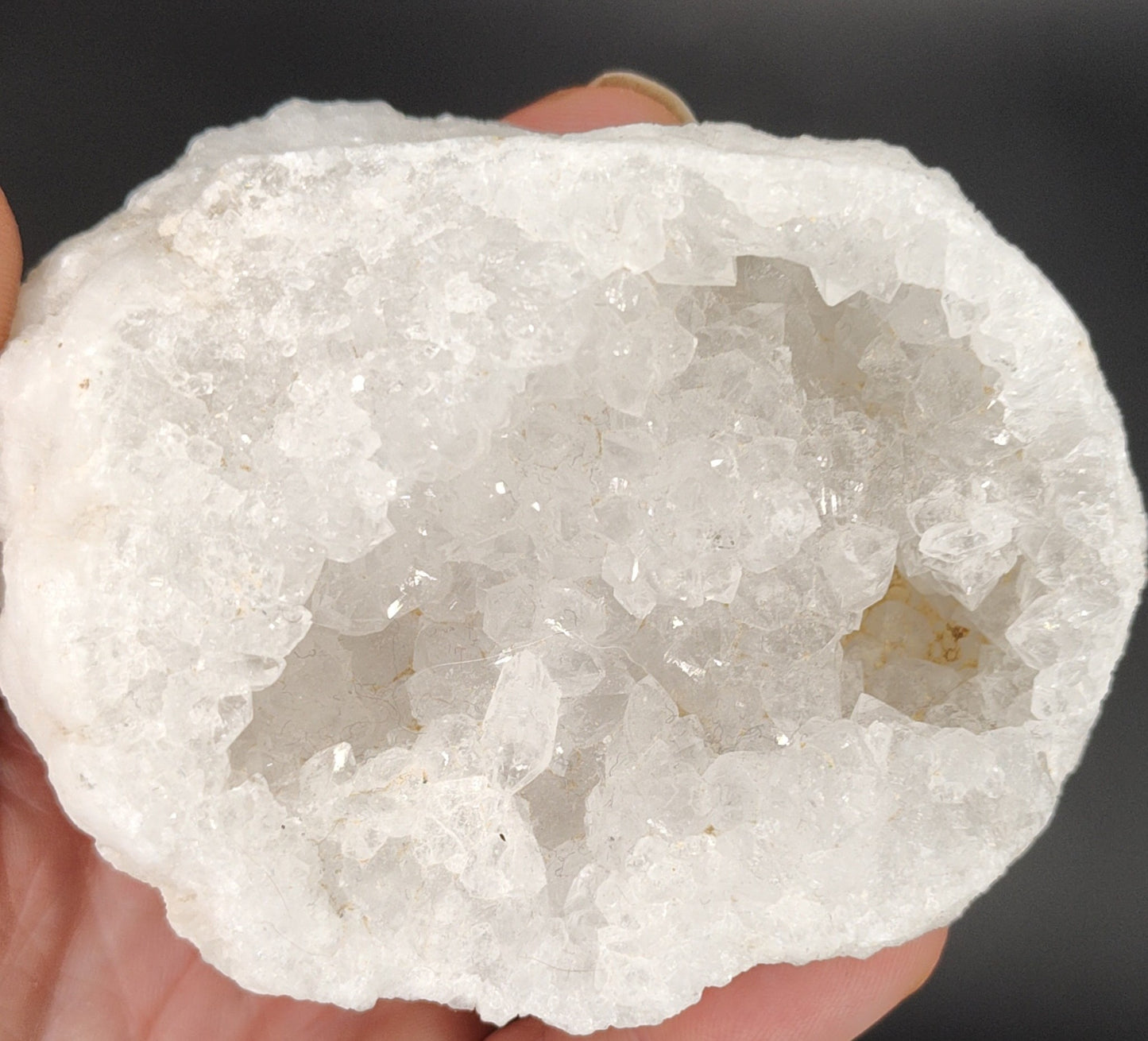 3+" Quartz Crystal Cluster Geode