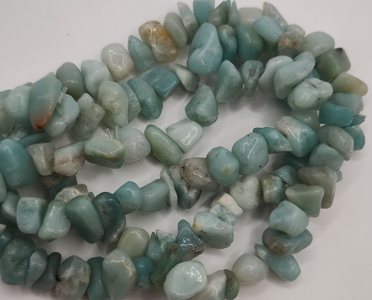 Amazonite Chip Bead Bracelets