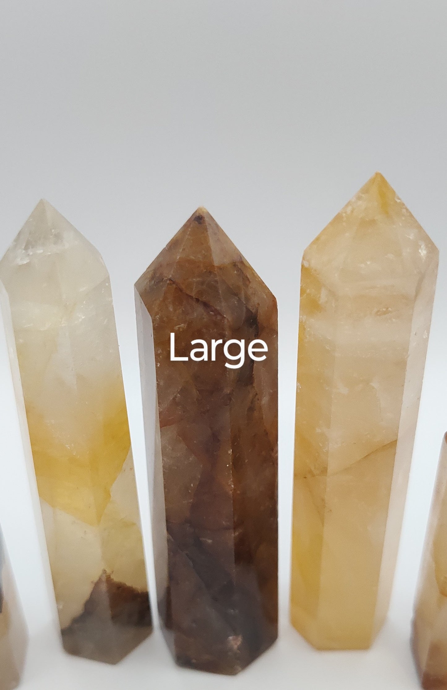 Golden Healer Quartz Crystal Point / Tower / Generator Point