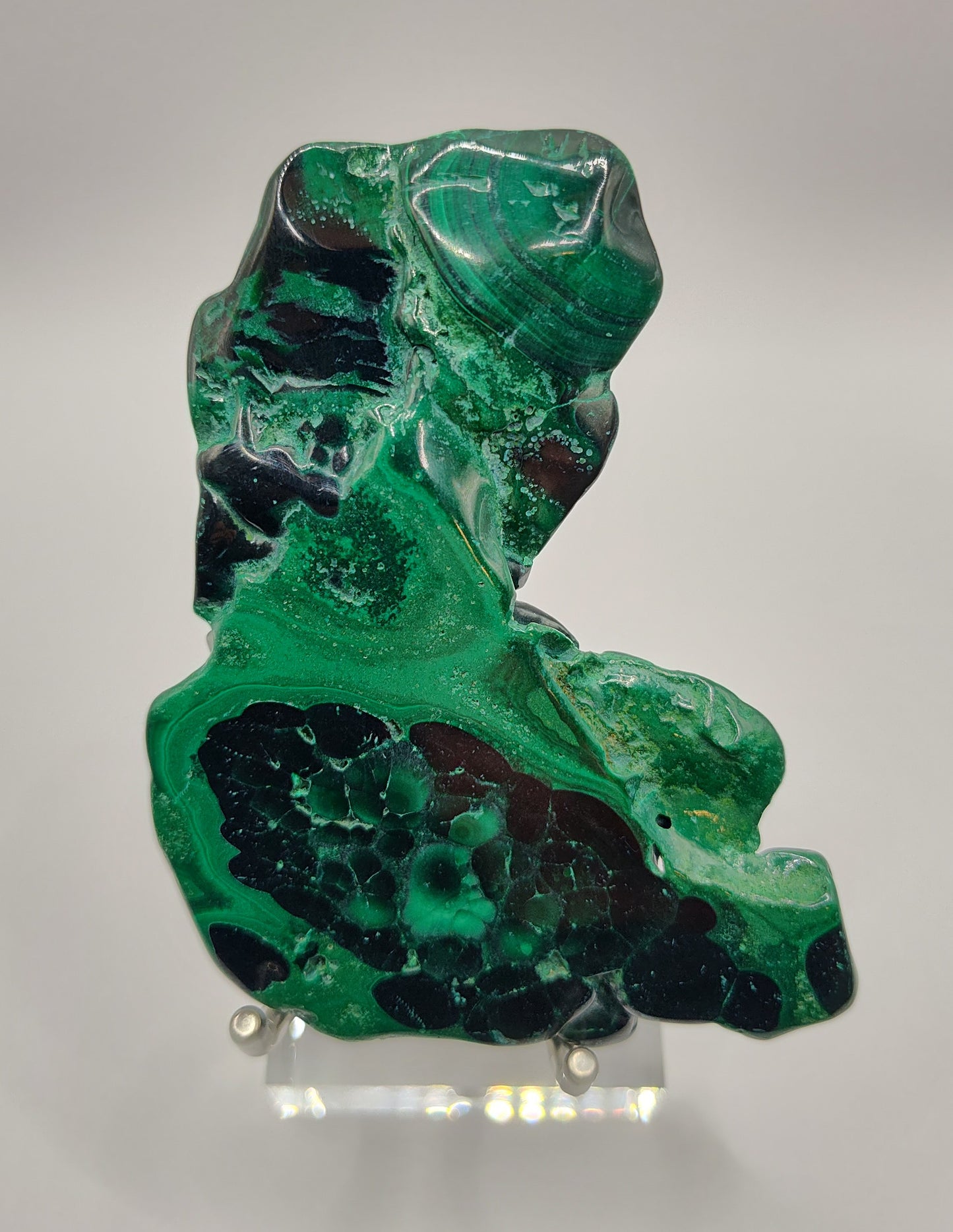Malachite Slices ~Natural Polished