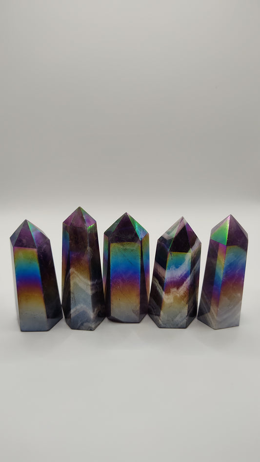 Flame Aura Chevron Amethyst Tower Generator / Point / Wand