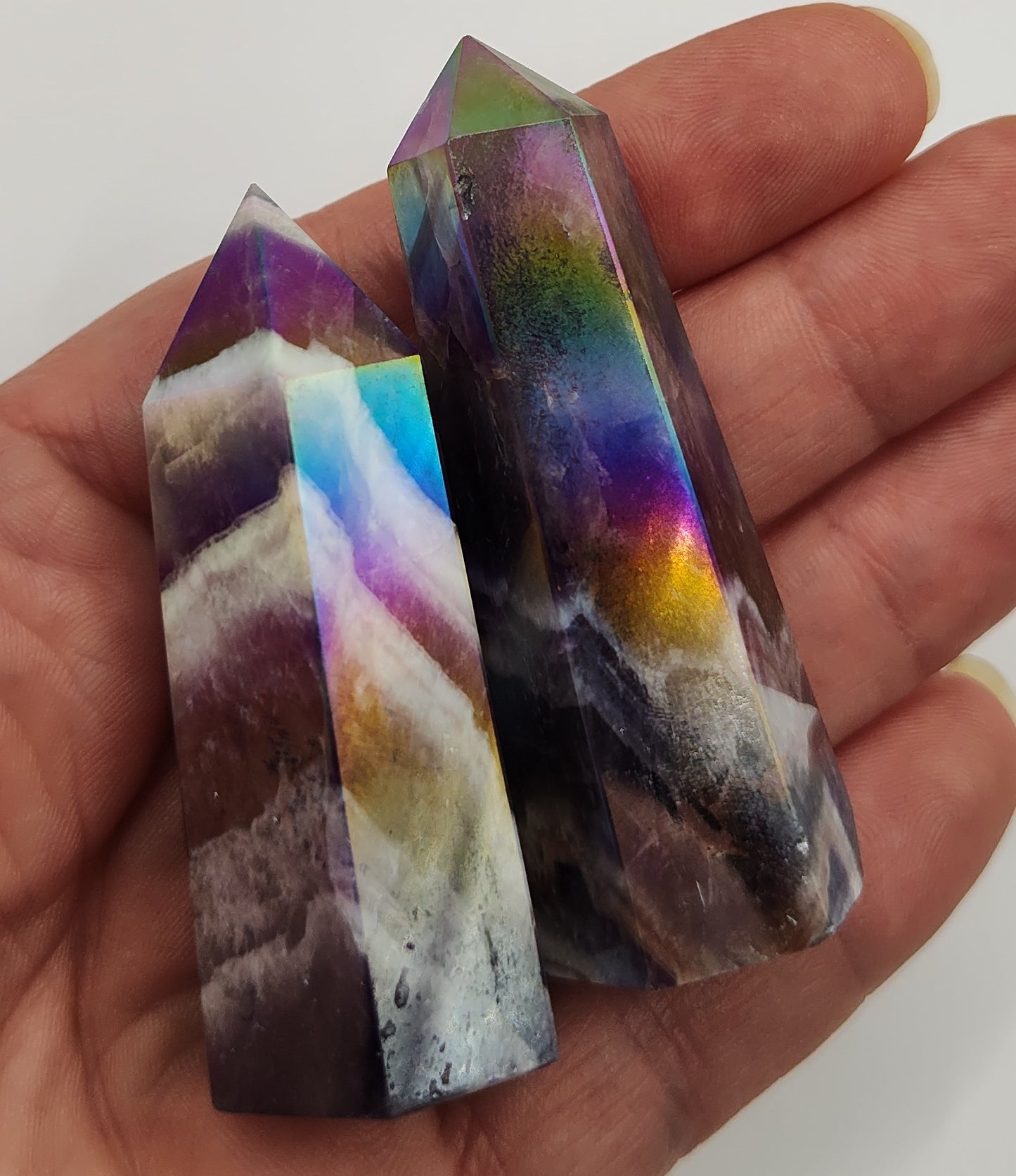 Flame Aura Chevron Amethyst Tower Generator / Point / Wand