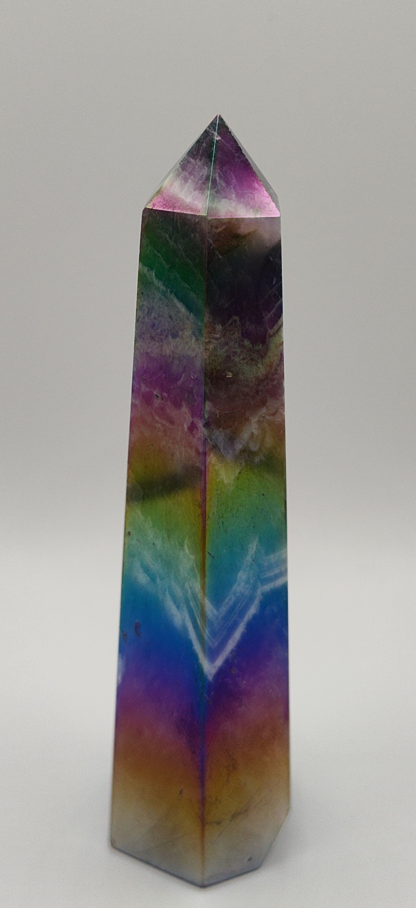 Flame Aura Chevron Amethyst Tower Generator / Point / Wand