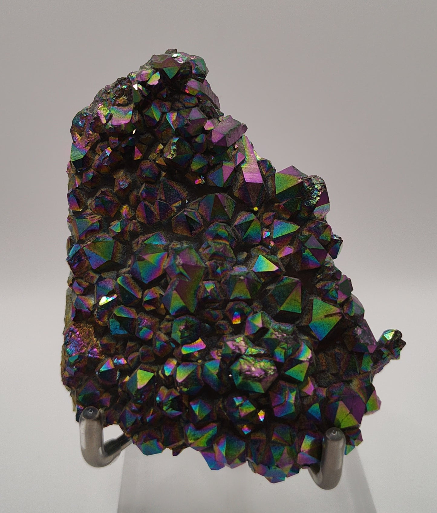 Titanium Quartz Crystal Cluster
