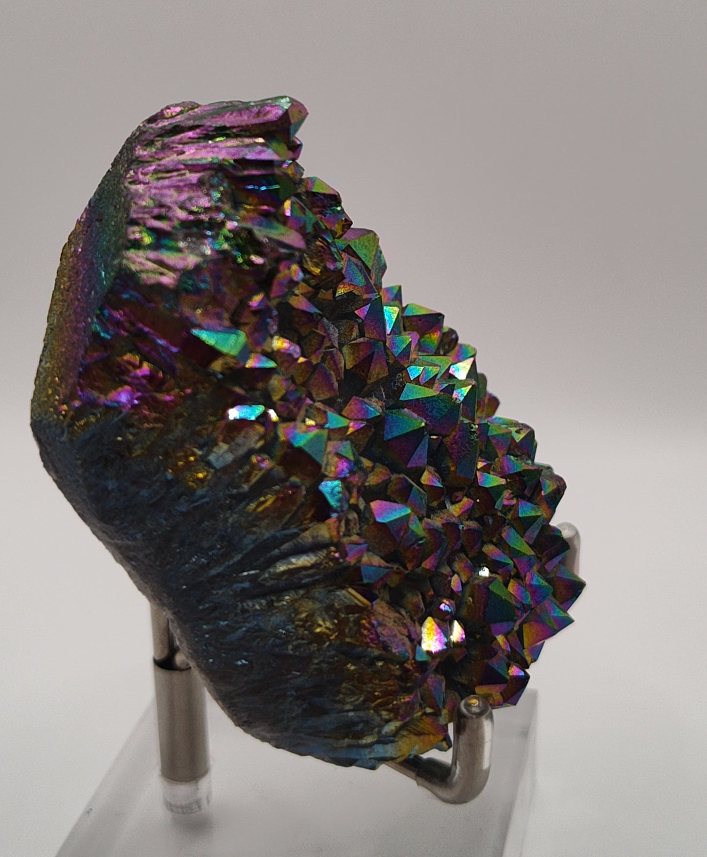 Titanium Quartz Crystal Cluster