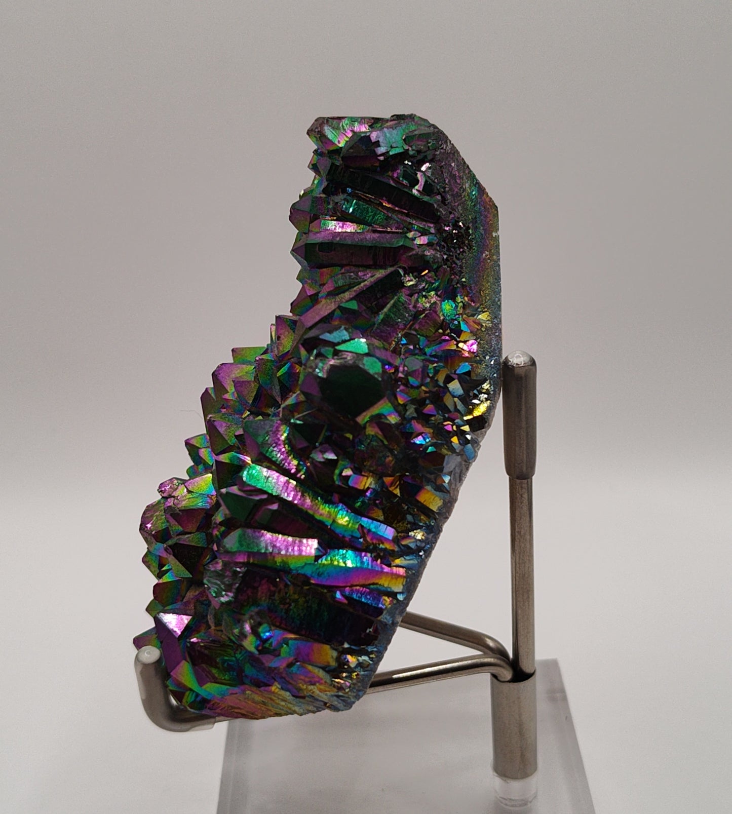 Titanium Quartz Crystal Cluster