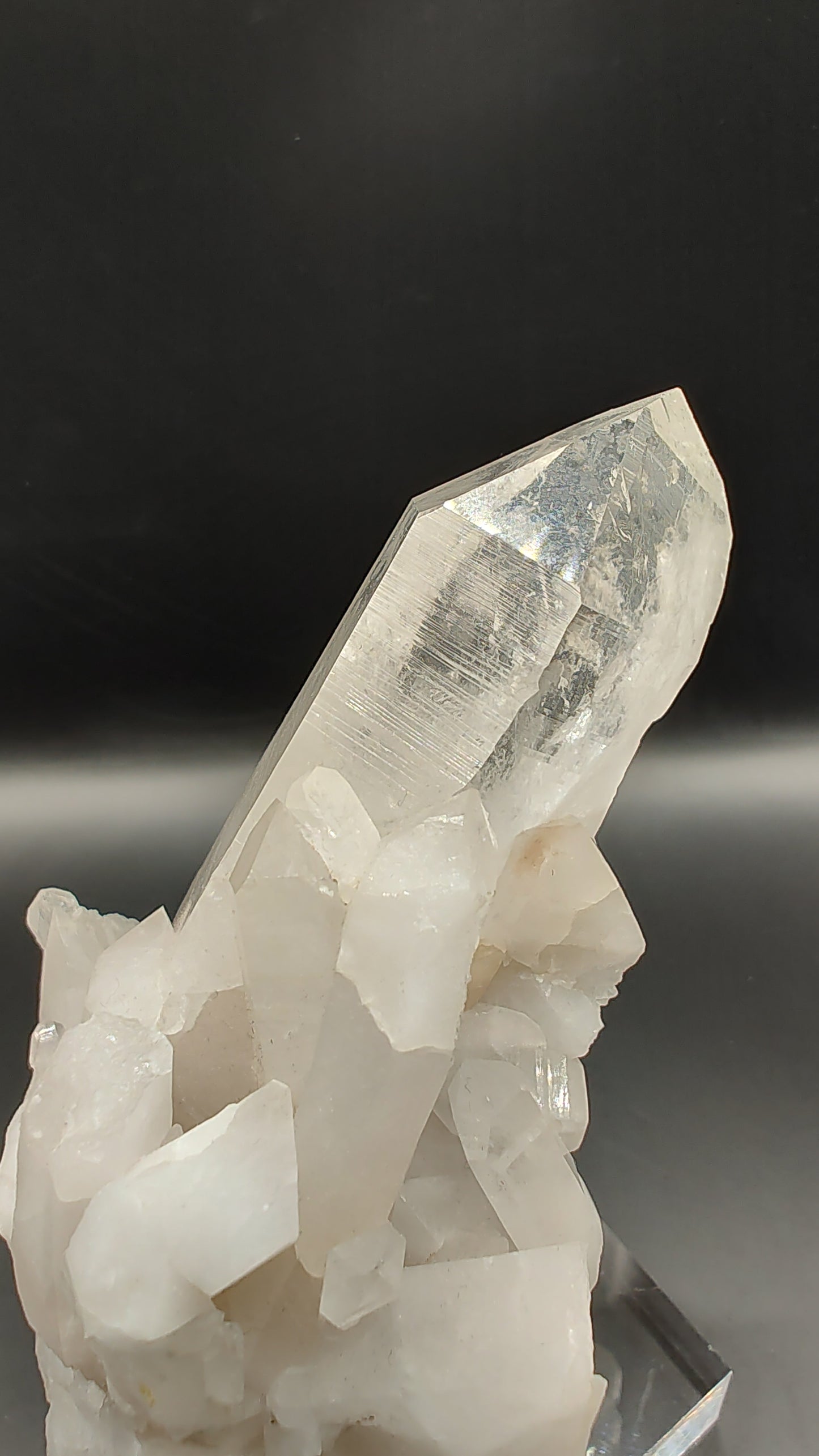 Quartz Crystal Point Cluster
