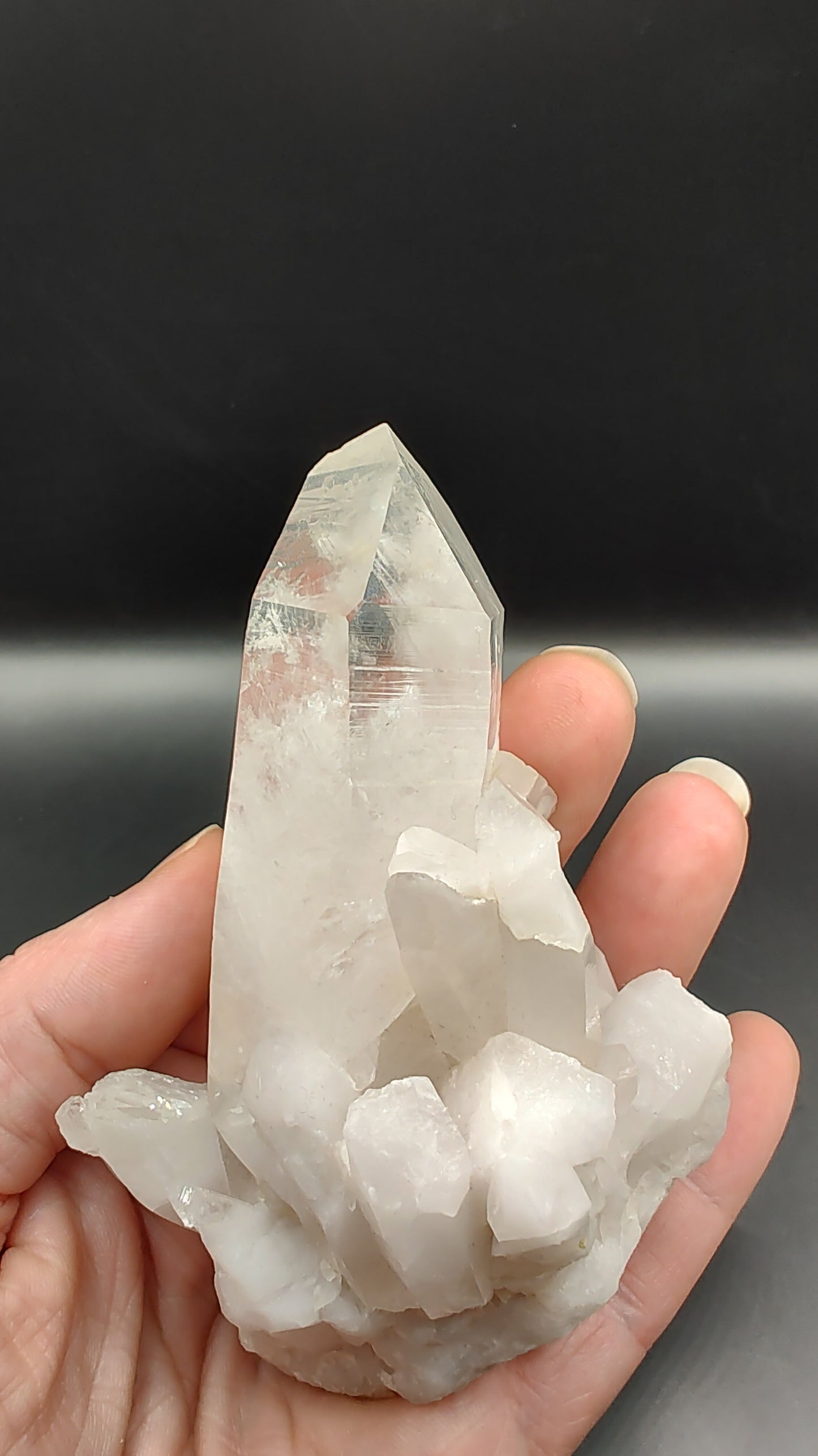 Quartz Crystal Point Cluster