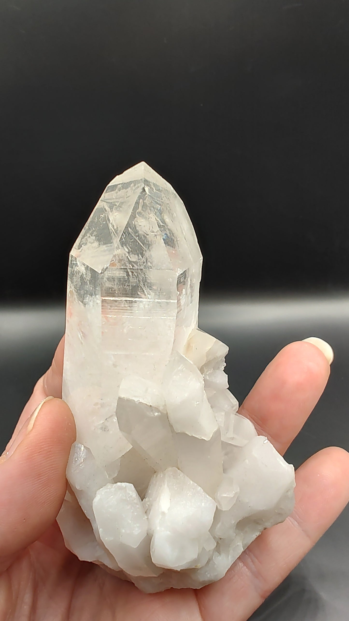 Quartz Crystal Point Cluster