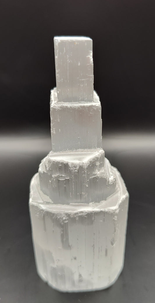 Healing Cleansing Selenite Tower Display Mineral Specimen Natural Stone