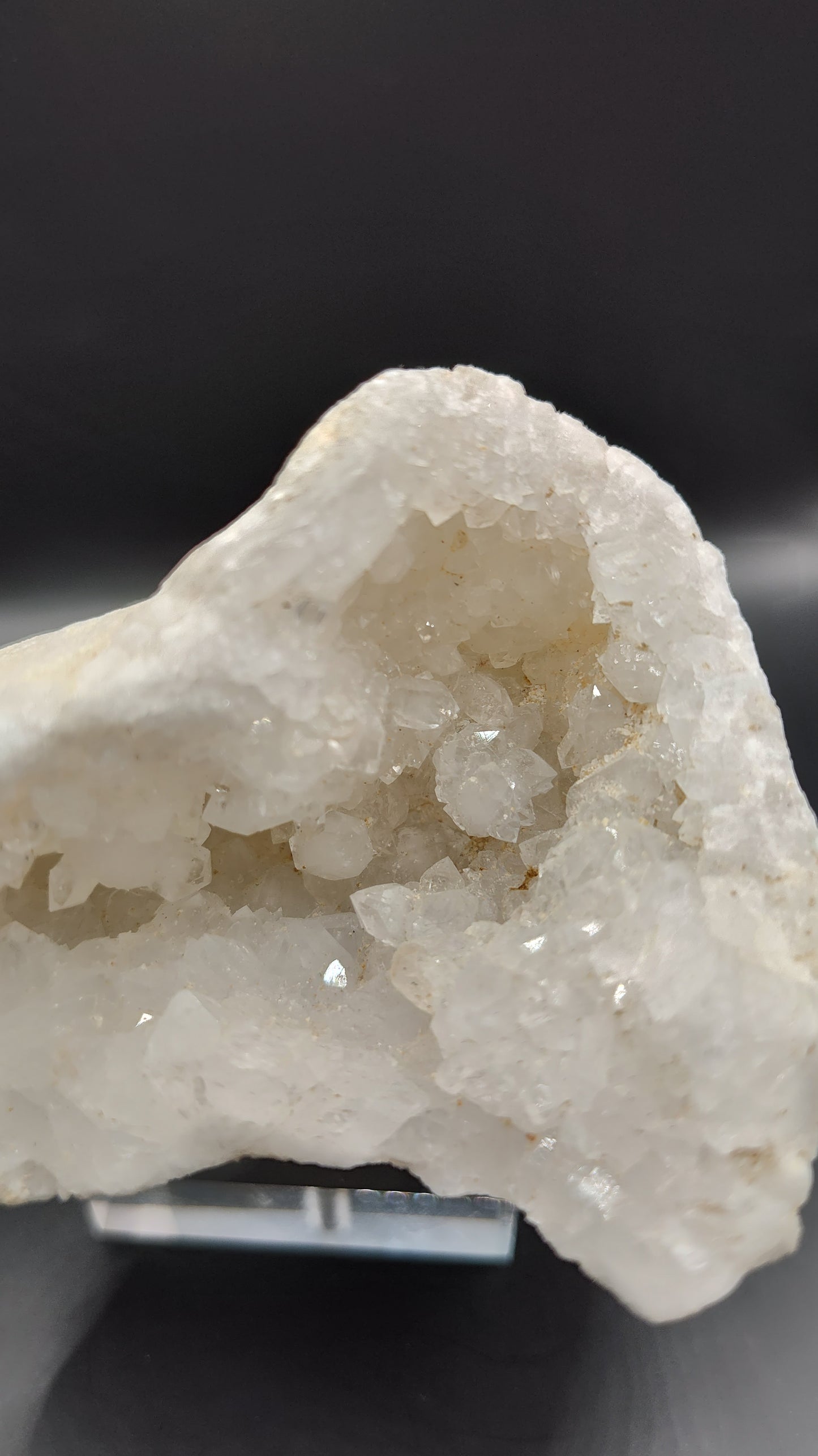 3+" Quartz Crystal Cluster Geode
