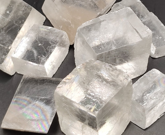 Optical Calcite / Iceland Spar Crystals