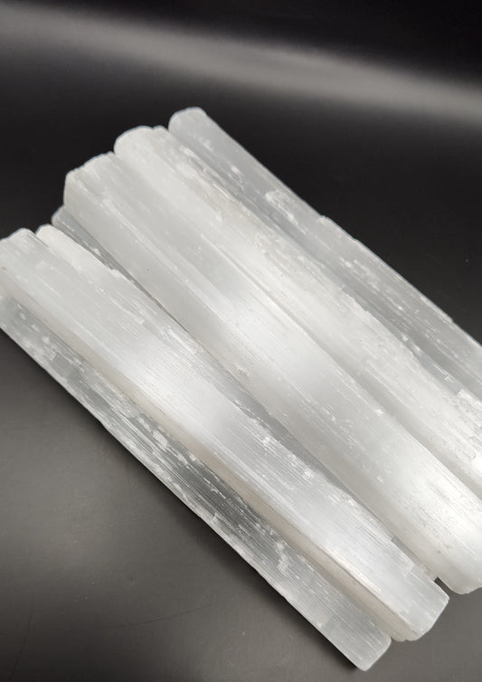 Selenite Slab Wand Cleansing Healing Metaphysical Natural Stone