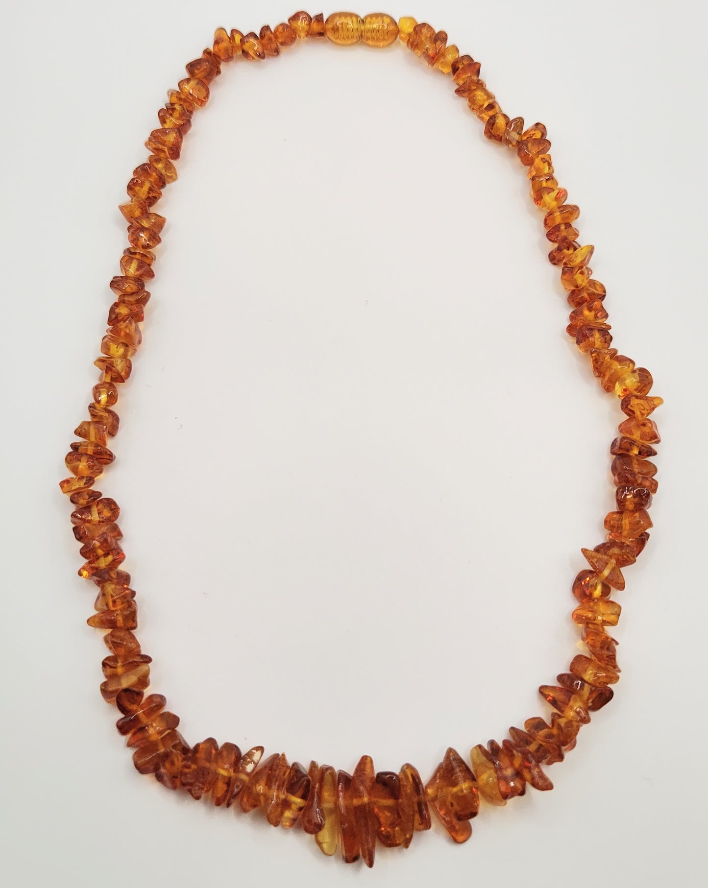 Amber Chip Bead 16" Necklace ~ Genuine Baltic Amber Beads