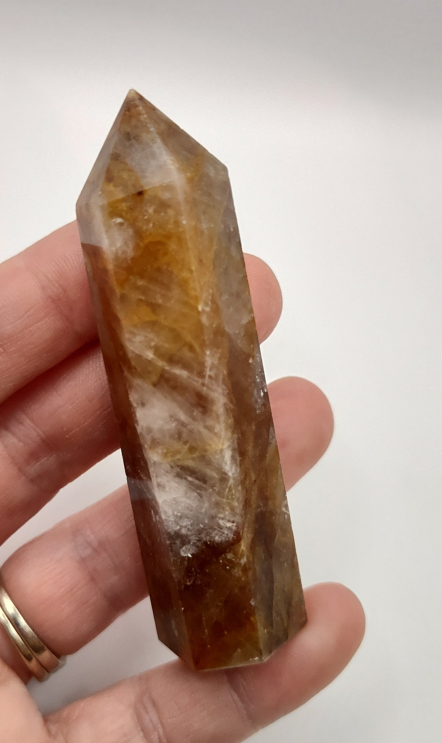 Golden Healer Quartz Crystal Point / Tower / Generator Point