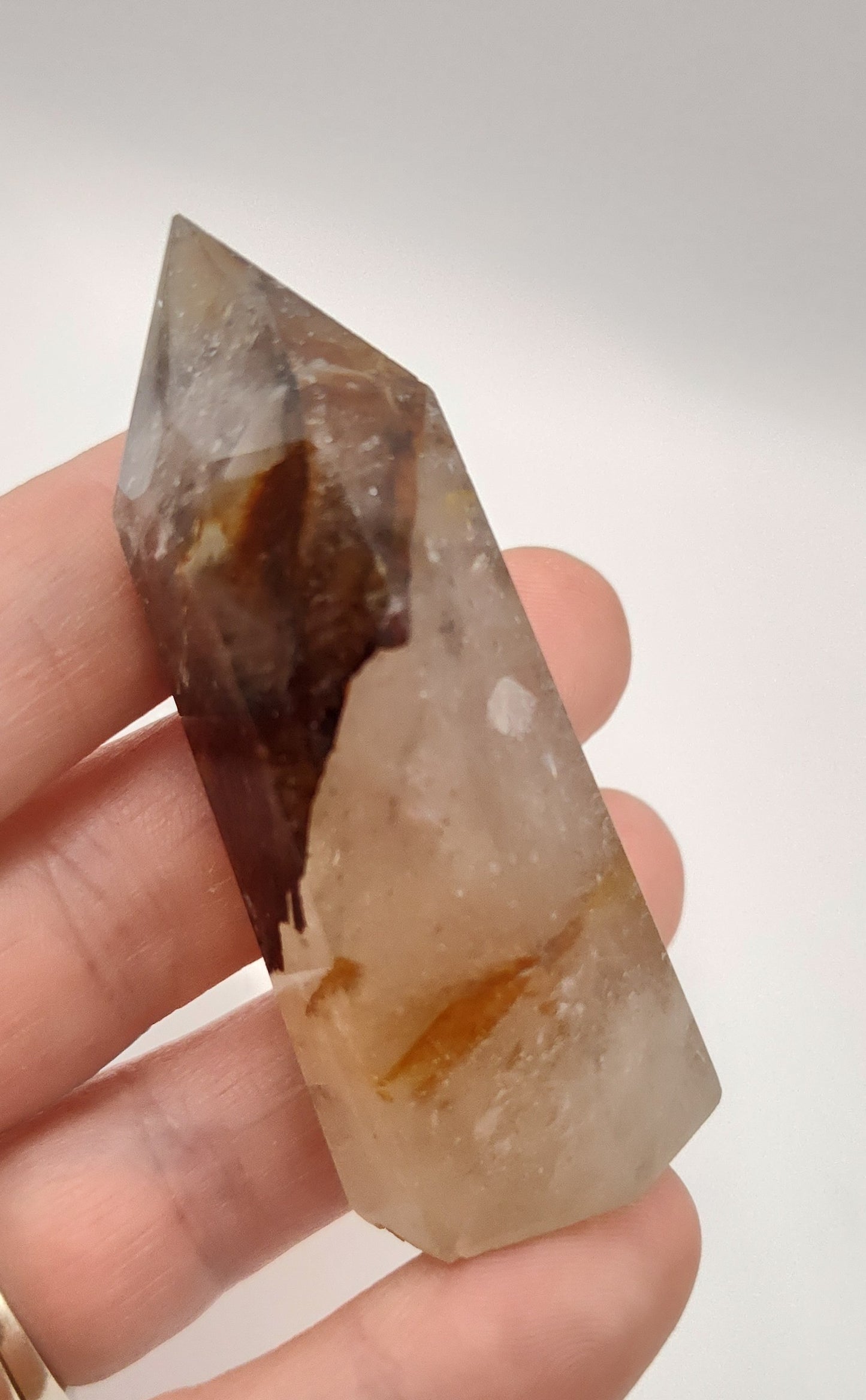 Golden Healer Quartz Crystal Point / Tower / Generator Point