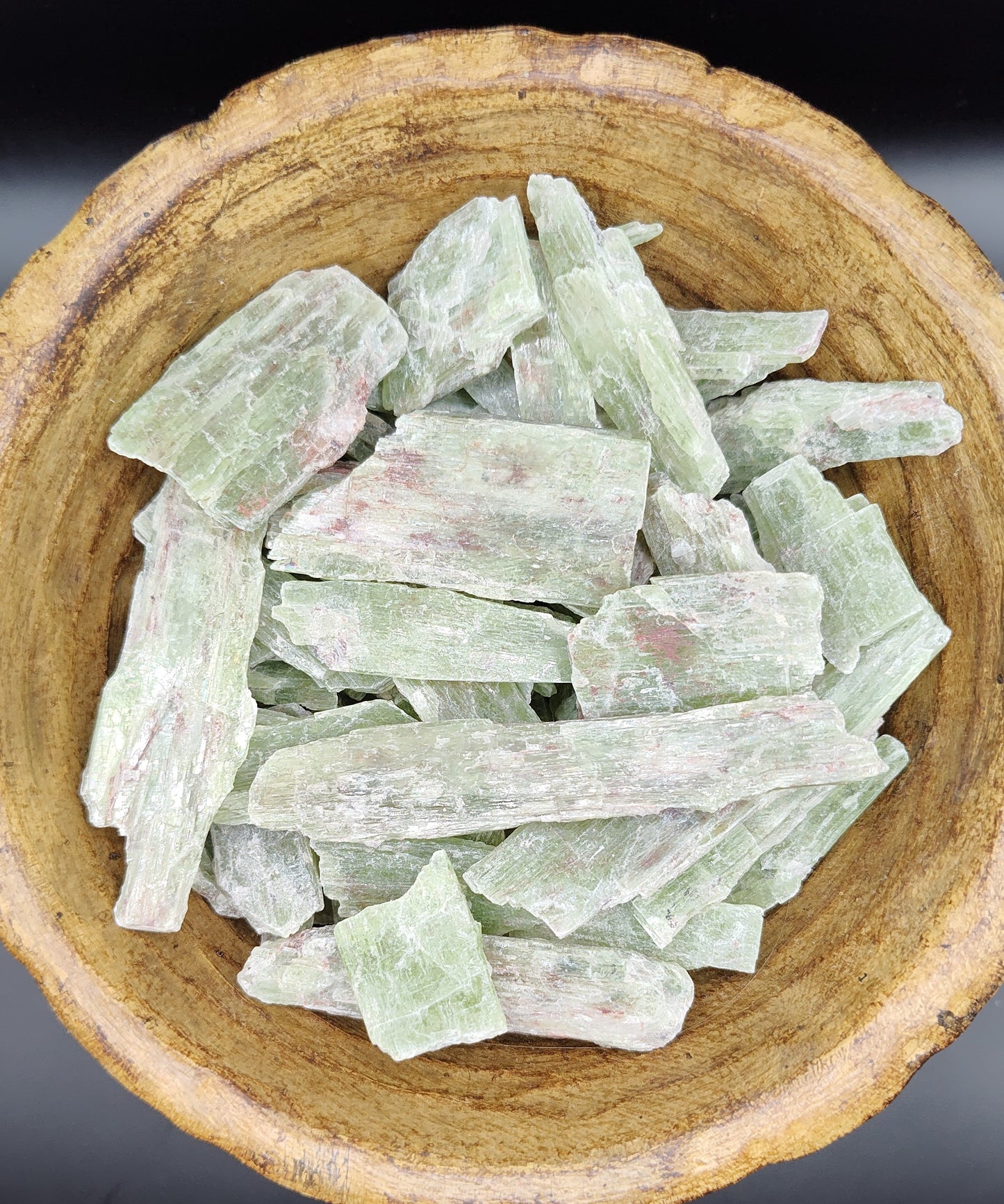 Green Kyanite Crystals / Blades ~ Heart Healing